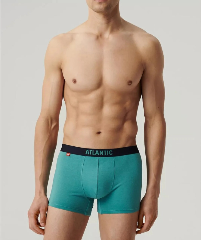 Boxerky Atlantic 5SMH-004/25 A'5 S-2XL zeleno-zeleno-modrá M