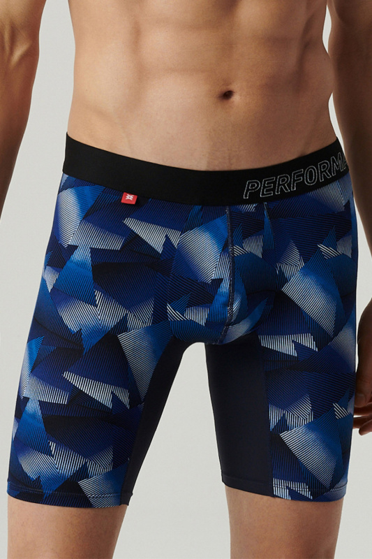 Boxerky Atlantic MH-1202 Barva: Modrá - tmavě, Velikost: XL