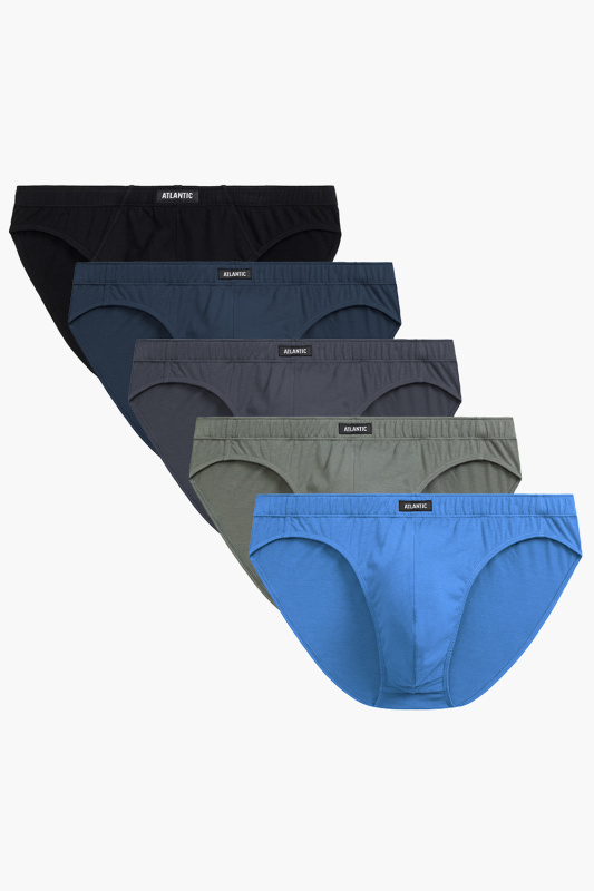 Slipy Atlantic 5SMP-002 5 pcs Barva: Modrá, Velikost: 2XL