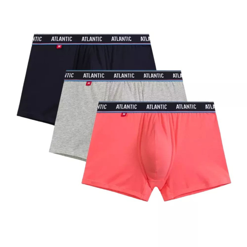 Pánské boxerky 3 pack 214 mix1 - Atlantic vícebarevná M