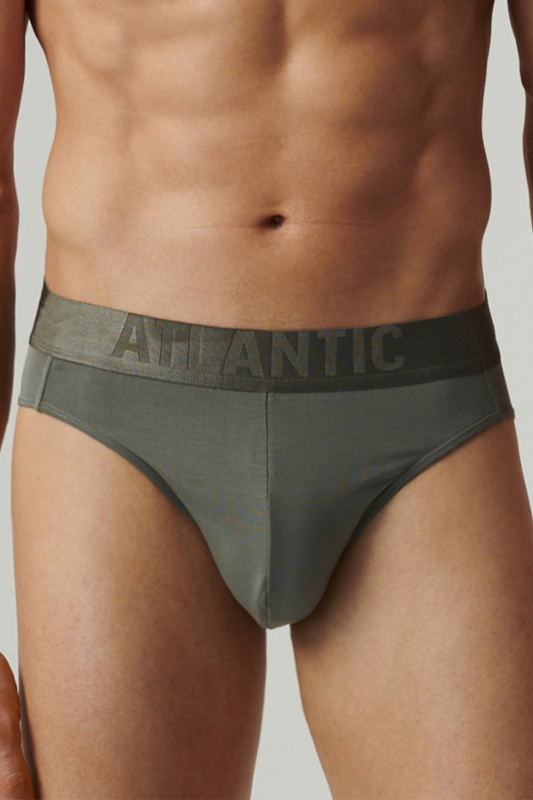 Pánské slipy Atlantic MP-1585 Barva: Zelená, Velikost: L