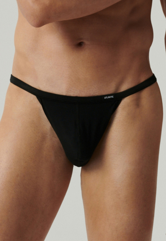 Pánské tanga Atlantic MP-1586 Barva: Černá, Velikost: 2XL