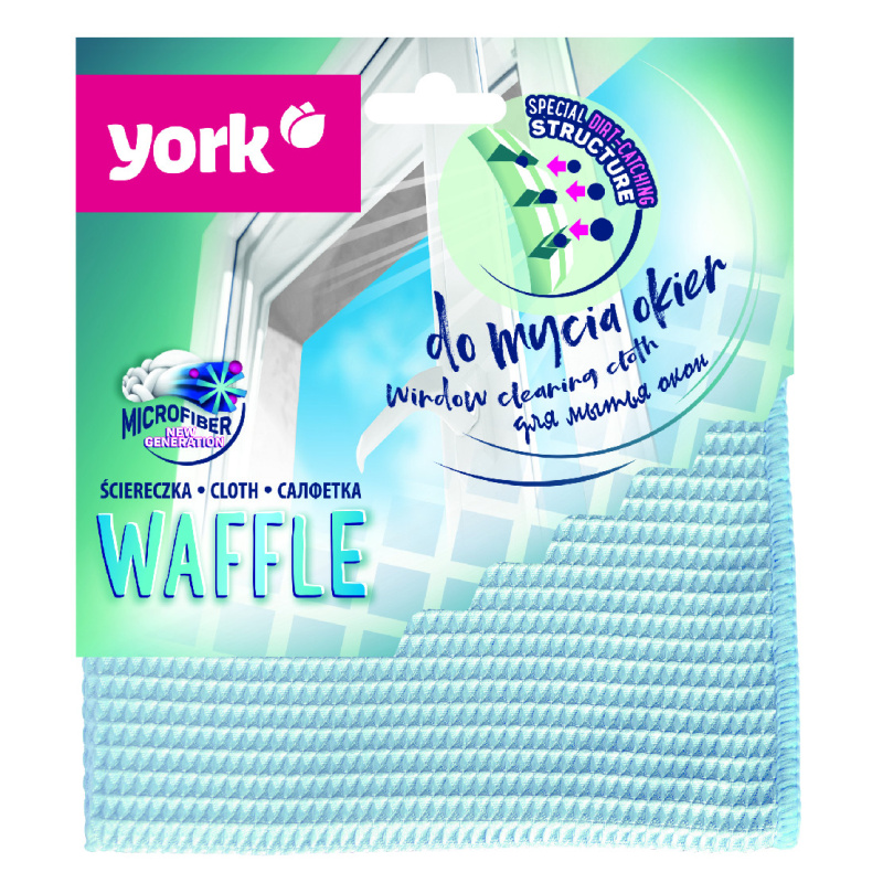 Mikro utěrka na okna Waffle 1 ks
