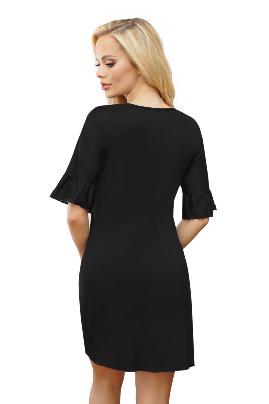 Dámská košilka Tiss 108 Black Barva: Černá, Velikost: L