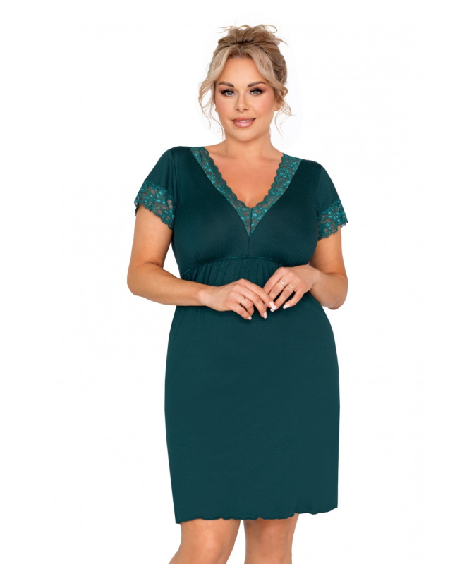 Dámská košilka Donna Mariza plus - green Barva: Zelená, Velikost: 3XL