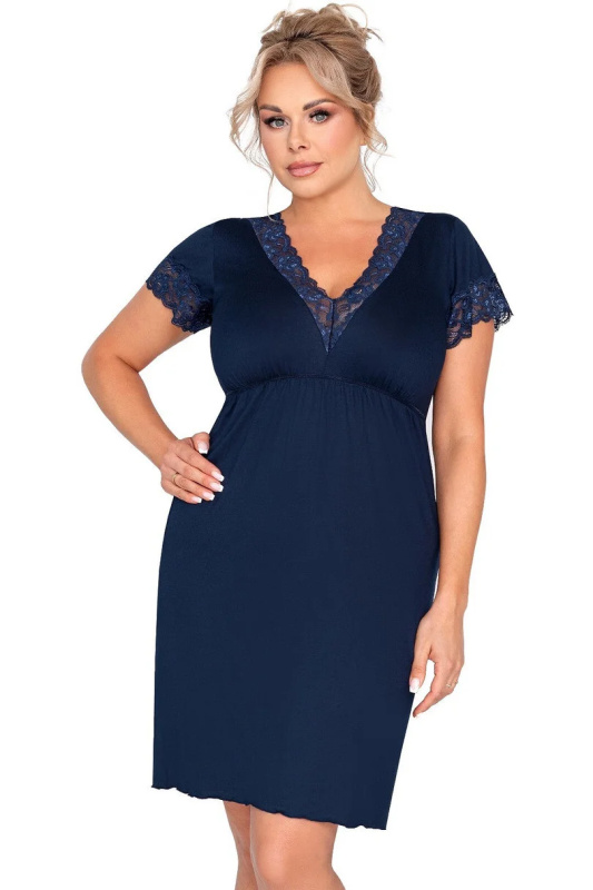 Dámská košilka Donna Mariza plus - coral Barva: Oranžová, Velikost: 6XL