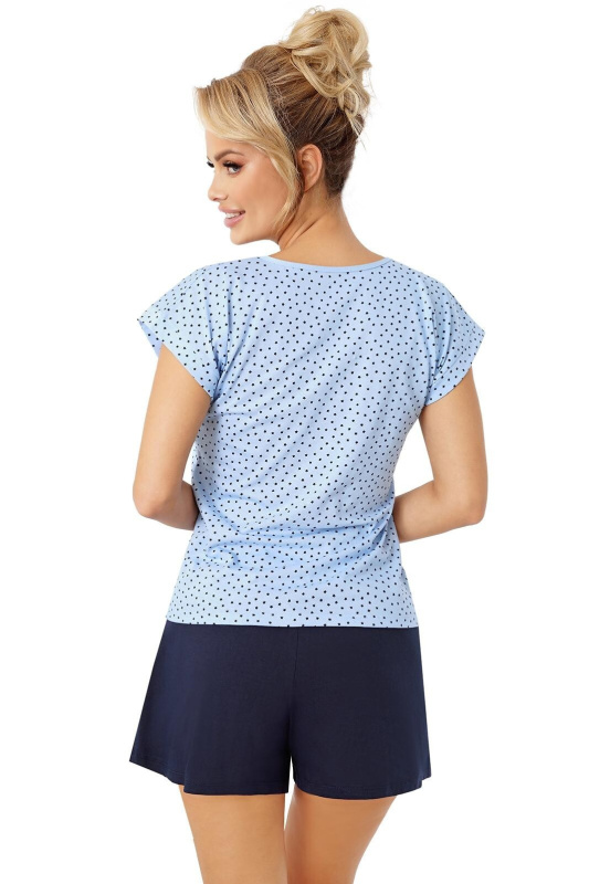 Pyžamo Donna Star Short kr/r S-2XL tmavě modrá S