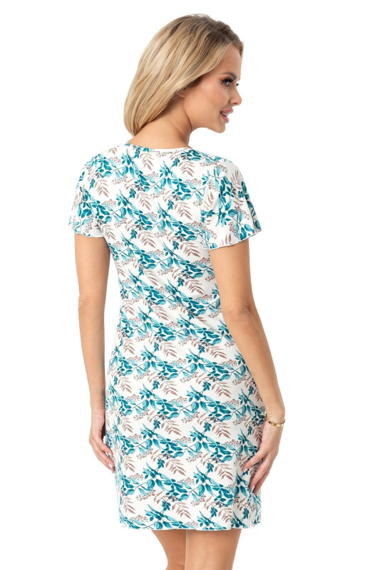 Košile Donna Irmina kr/r M-2XL ecru-marine XL