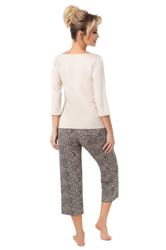 Pyžamo Donna Omari 3/4 3/4 S-2XL béžová L