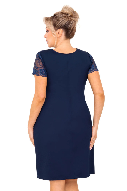 Noční košile Livia Plus Dark Blue - Donna XXXL