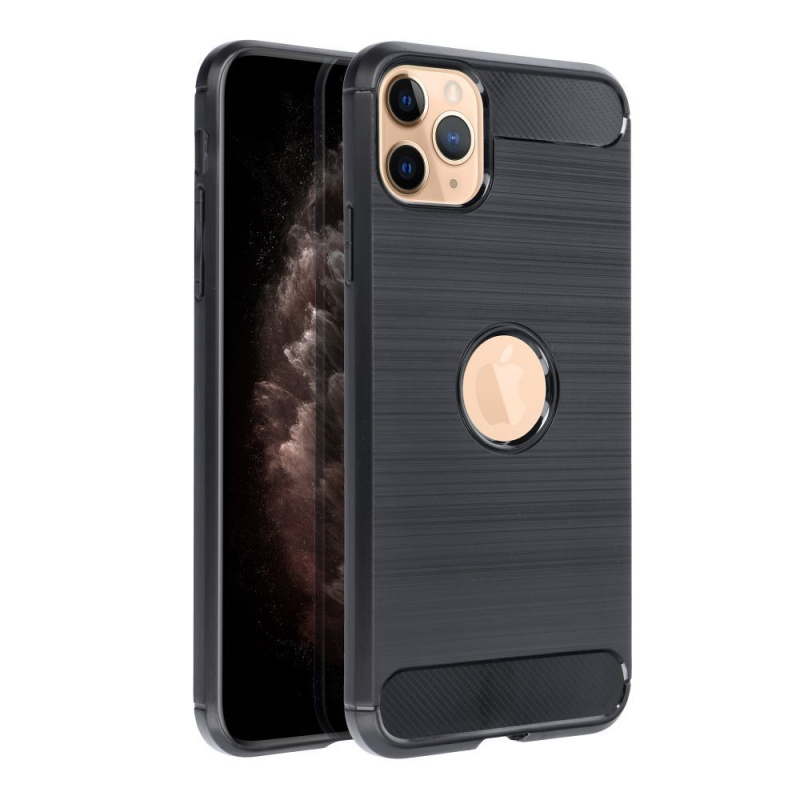 OEM Pouzdro Forcell CARBON Apple Iphone 11 2019 Max ( 6,5" ) černé