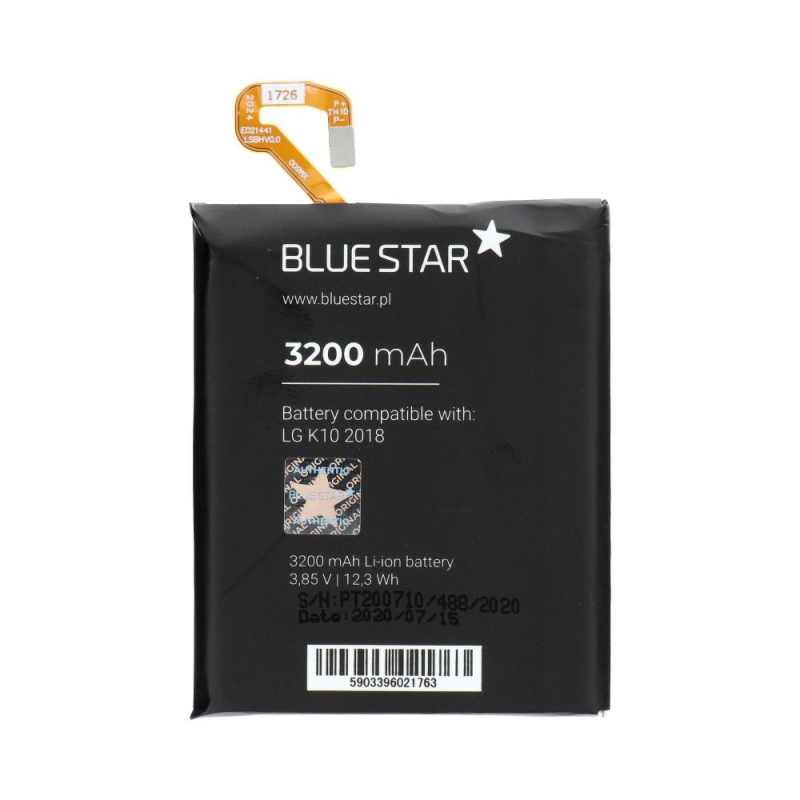 Baterie pro LG K10 (2018) 3200 mAh Li-Ion Blue Star PREMIUM