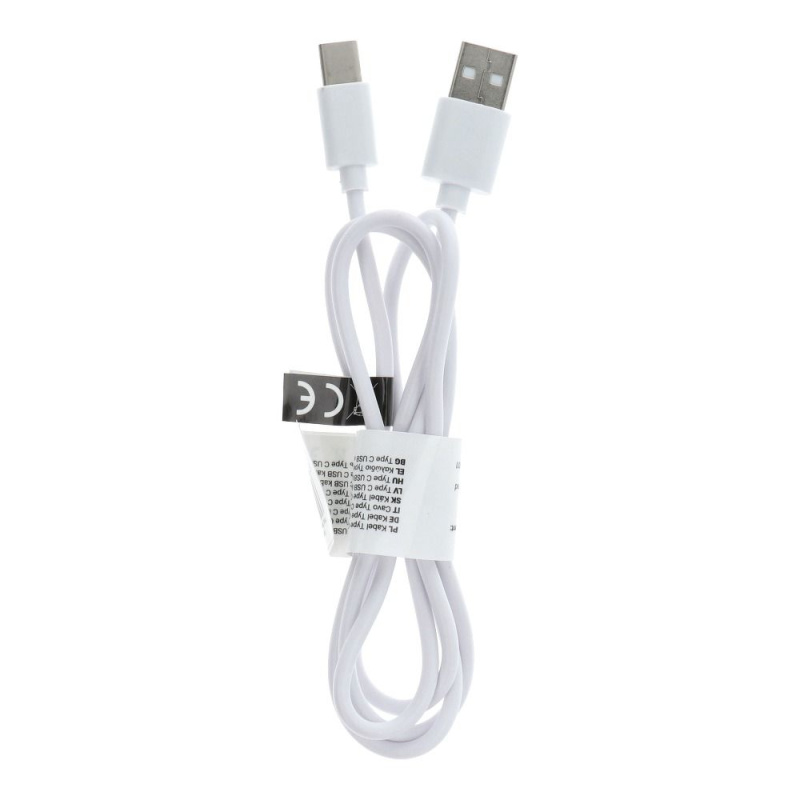 OEM Kabel USB - Typ C 2.0 C363 1 metr bílý (koncovka 8mm)