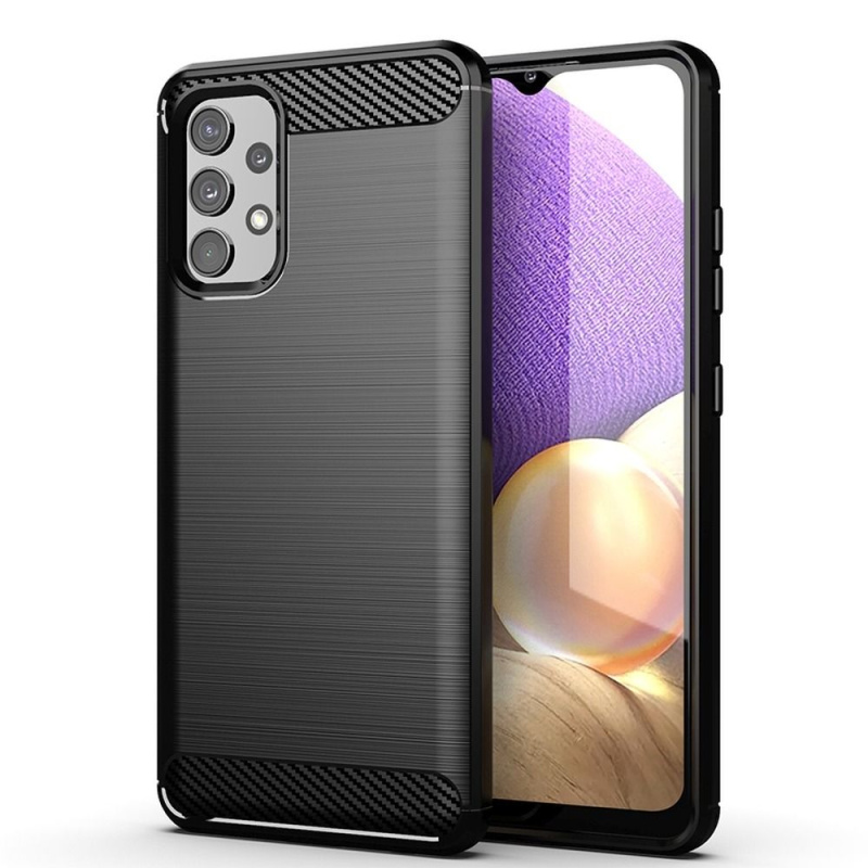OEM Pouzdro Forcell Carbon SAMSUNG Galaxy A32 5G černé