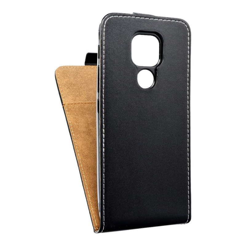 OEM Forcell pouzdro Slim Flip Flexi FRESH Motorola Moto E7 Plus černé