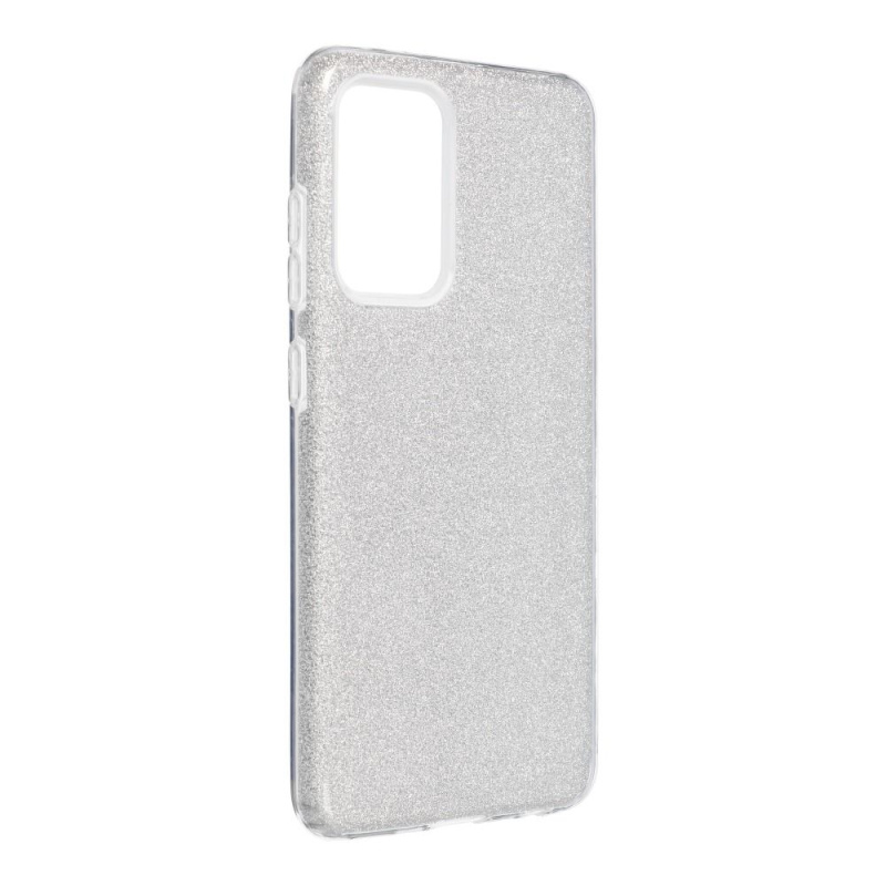 OEM Pouzdro Forcell SHINING SAMSUNG Galaxy A52 5G / A52 LTE ( 4G ) / A52S stříbrné