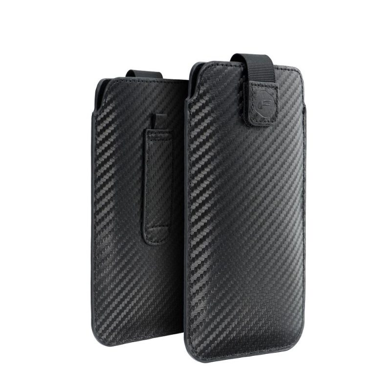 OEM Uni pouzdro Forcell POCKET Carbon Model 06 pro NOKIA C5 / E51 / E52 SAMSUNG S5610