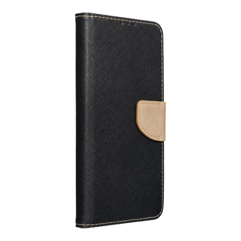 OEM Pouzdro Fancy Book SAMSUNG GALAXY S22 PLUS černé / zlaté