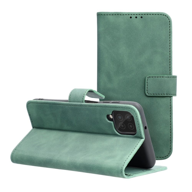 OEM Pouzdro Forcell TENDER Book SAMSUNG Galaxy A12 zelené