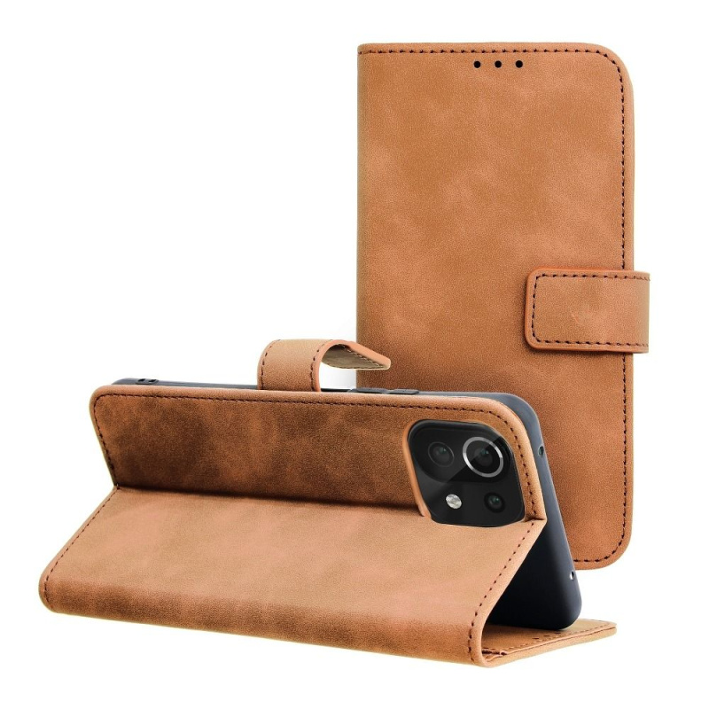 OEM Pouzdro Forcell TENDER Book XIAOMI Mi 11 Lite 5G / Mi 11 Lite LTE ( 4G ) / Mi 11 Lite NE hnědé