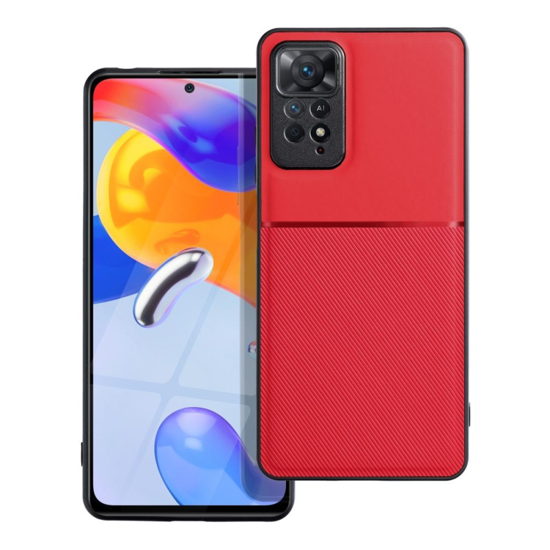 OEM Pouzdro Forcell NOBLE XIAOMI Redmi NOTE 11 PRO / 11 PRO 5G červené