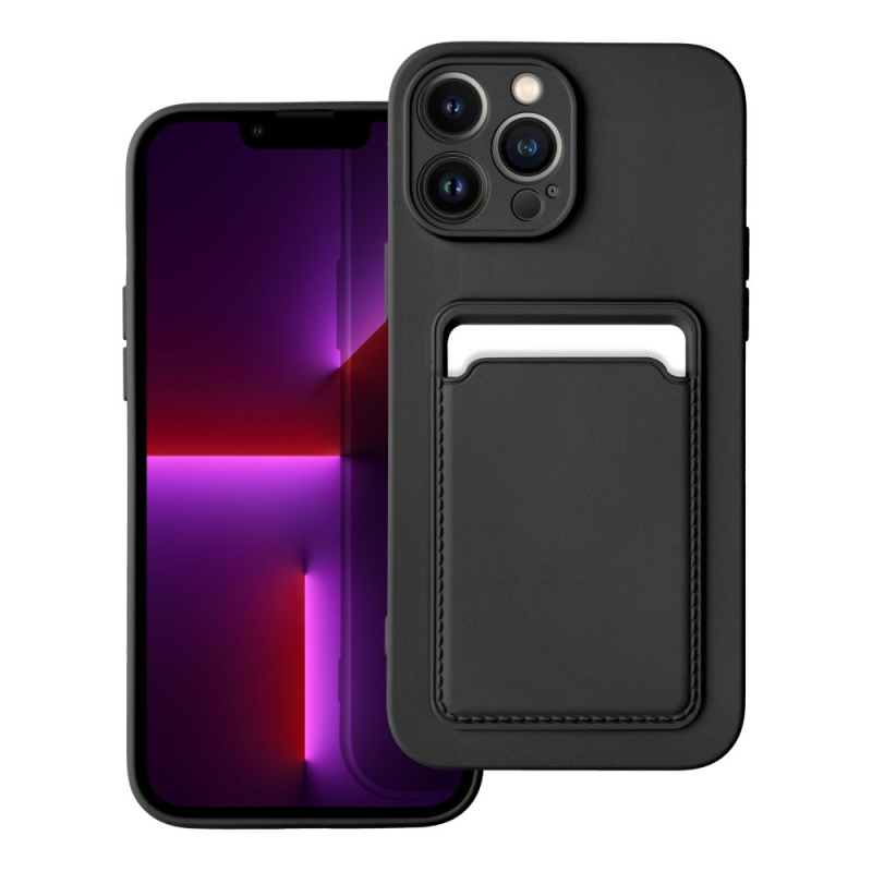 OEM Pouzdro Forcell CARD CASE APPLE IPHONE 13 Pro Max černé
