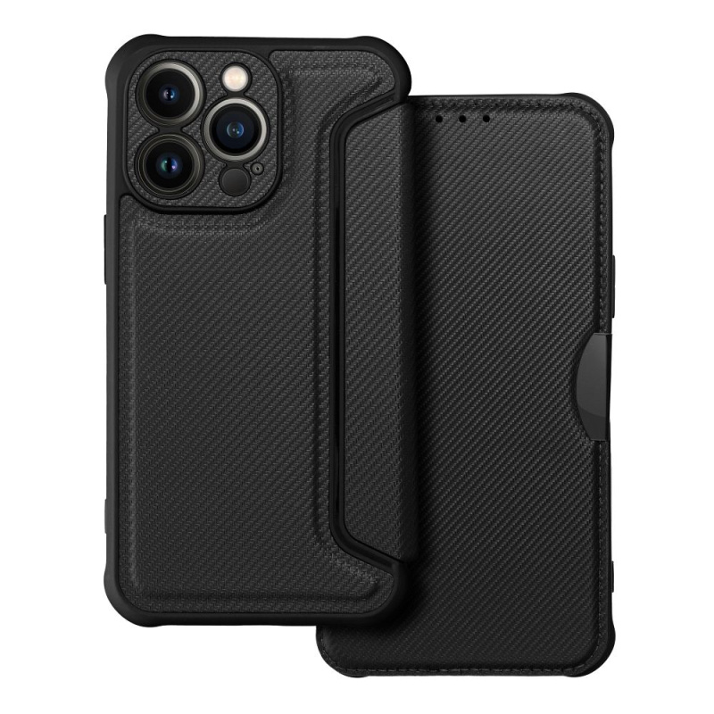 OEM Pouzdro RAZOR Book APPLE IPHONE 13 PRO černé