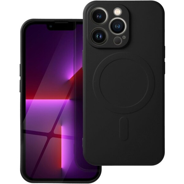 Smarty Mag silikonový kryt s MagSafe iPhone 13 Pro černý