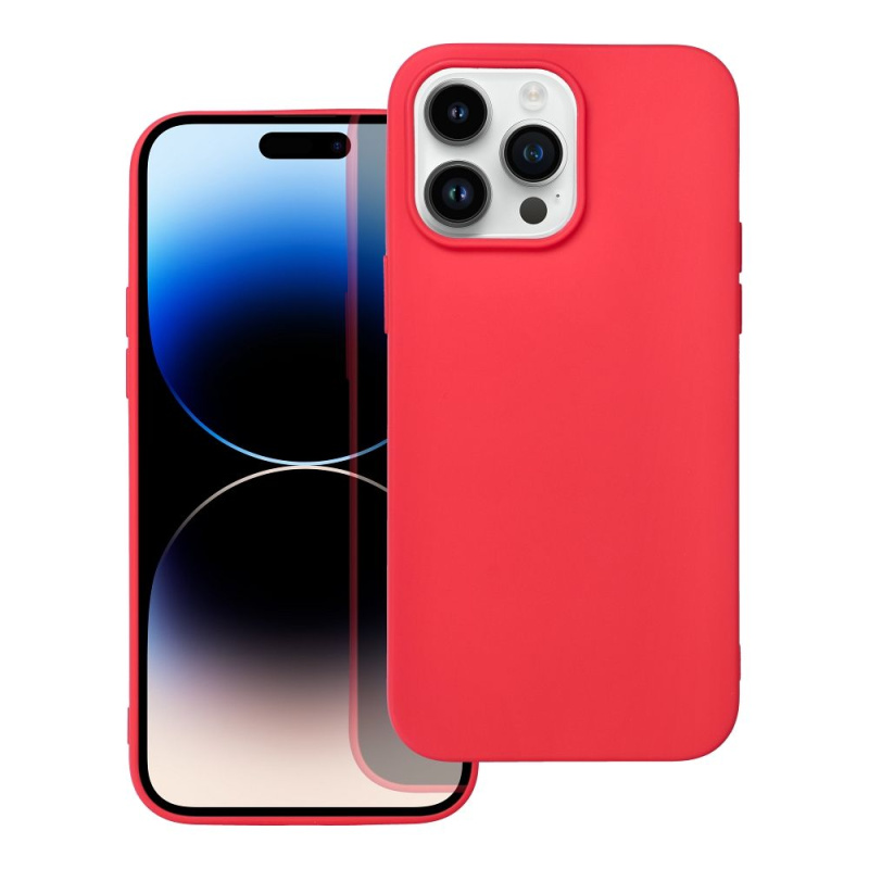 OEM Pouzdro Forcell SOFT APPLE IPHONE 14 PRO MAX ( 6.7 ) červené
