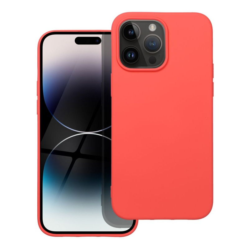 OEM Pouzdro Forcell SILICONE LITE APPLE IPHONE 14 PRO MAX ( 6.7" ) růžové