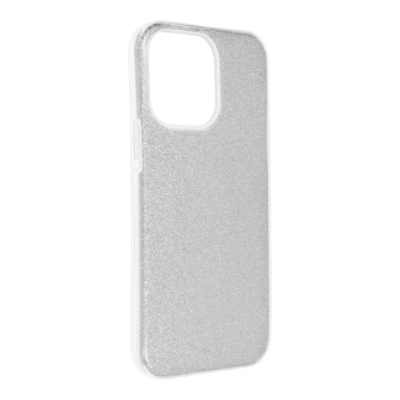 OEM Pouzdro Forcell SHINING APPLE IPHONE 14 PRO MAX ( 6.7" ) stříbrné