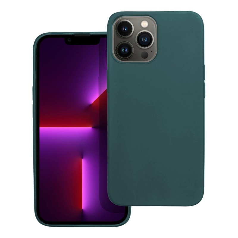 OEM Pouzdro MATT Case APPLE IPHONE 13 Pro Max tmavě zelené