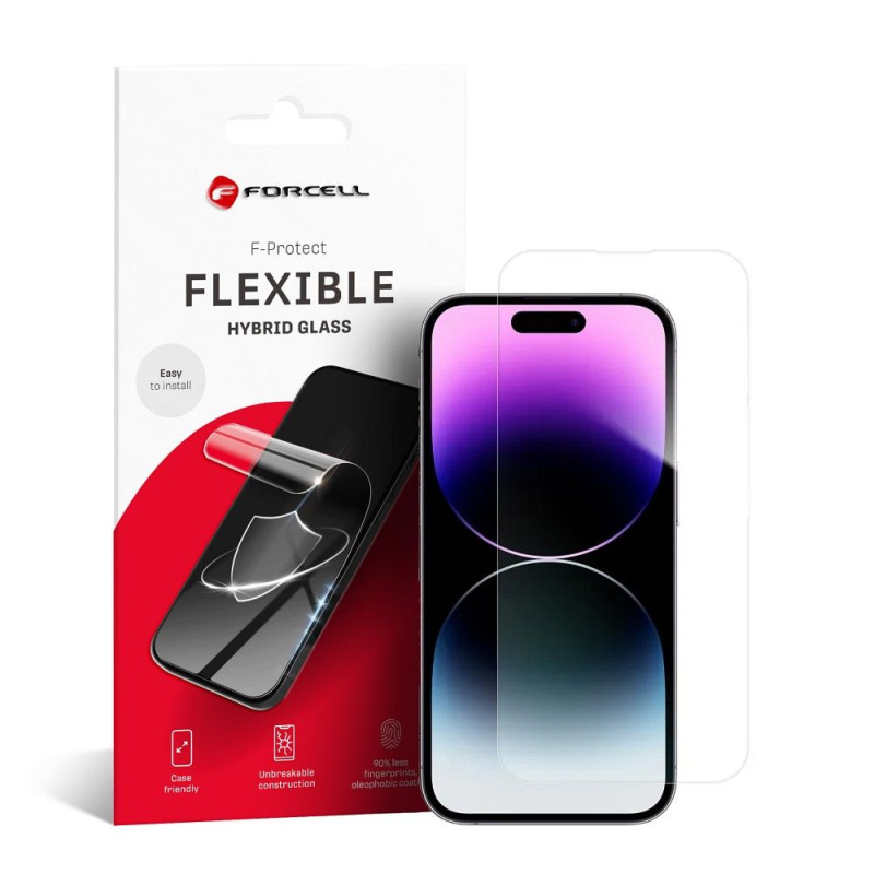Hybridní sklo Forcell Flexible Nano Glass Apple iPhone 14 Pro 6,1"