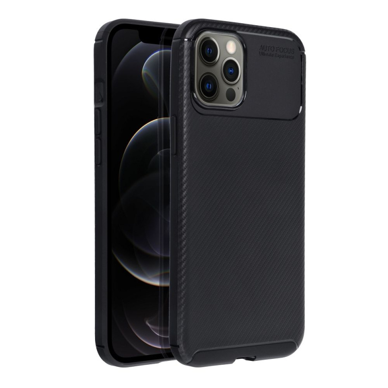 OEM Pouzdro CARBON PREMIUM APPLE IPHONE 12 Pro Max černé