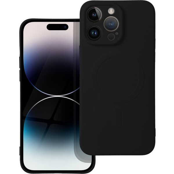 Smarty Mag silikonový kryt s MagSafe iPhone 14 Pro Max černý