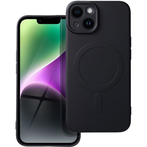 Smarty Mag silikonový kryt s MagSafe iPhone 14 černý