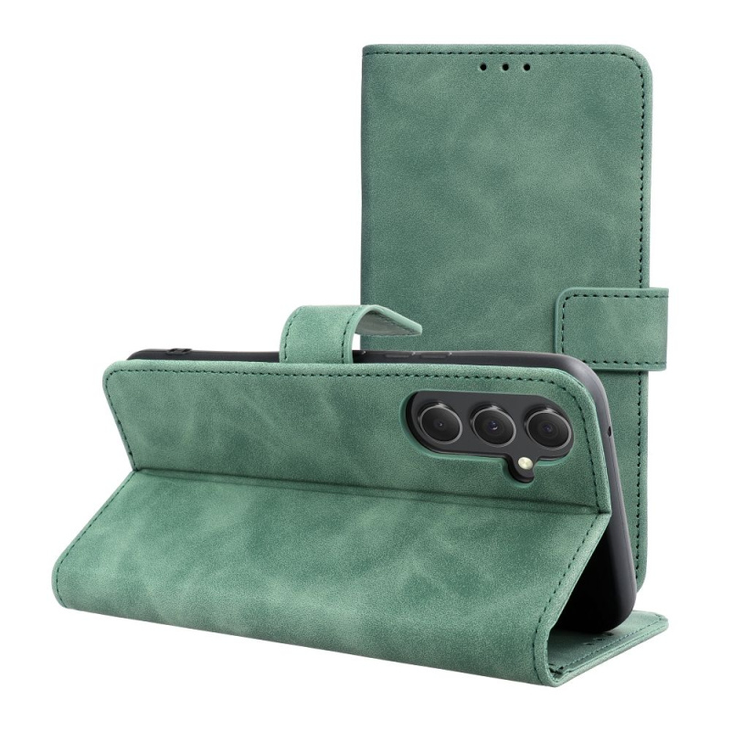 OEM Pouzdro Forcell TENDER Book SAMSUNG Galaxy A54 5G zelené