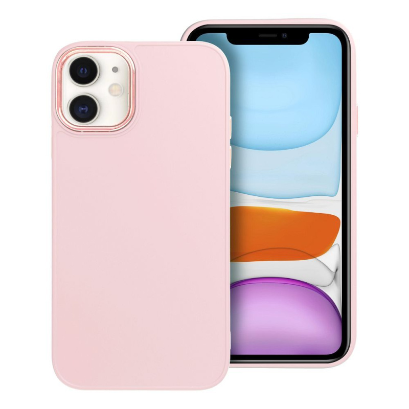 OEM Pouzdo FRAME APPLE IPHONE 11 pudrově růžové