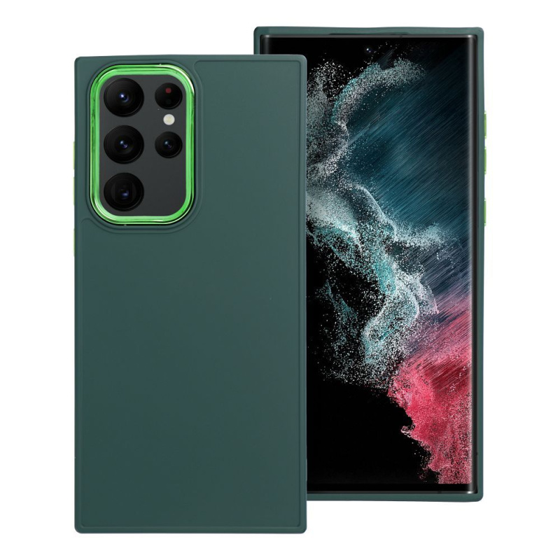 OEM Pouzdo FRAME SAMSUNG Galaxy S22 Ultra zelené