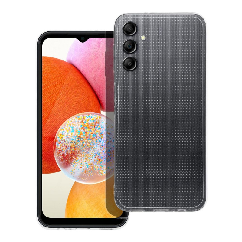 OEM Pouzdro CLEAR CASE 2mm SAMSUNG Galaxy A14 4G (ochrana fotoaparátu)