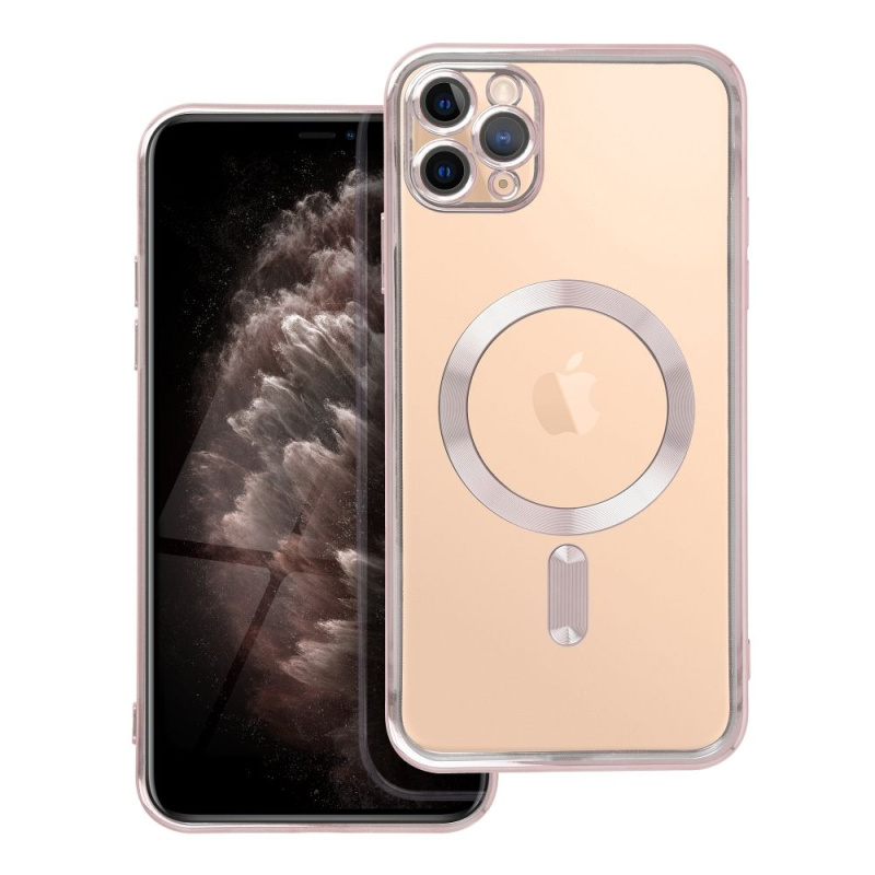 OEM Pouzdro Electro Mag Cover APPLE IPHONE 11 PRO MAX zlato růžové