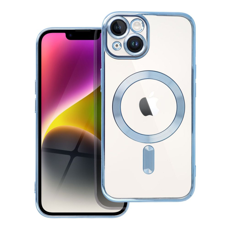 OEM Pouzdro Electro Mag Cover APPLE IPHONE 14 modré