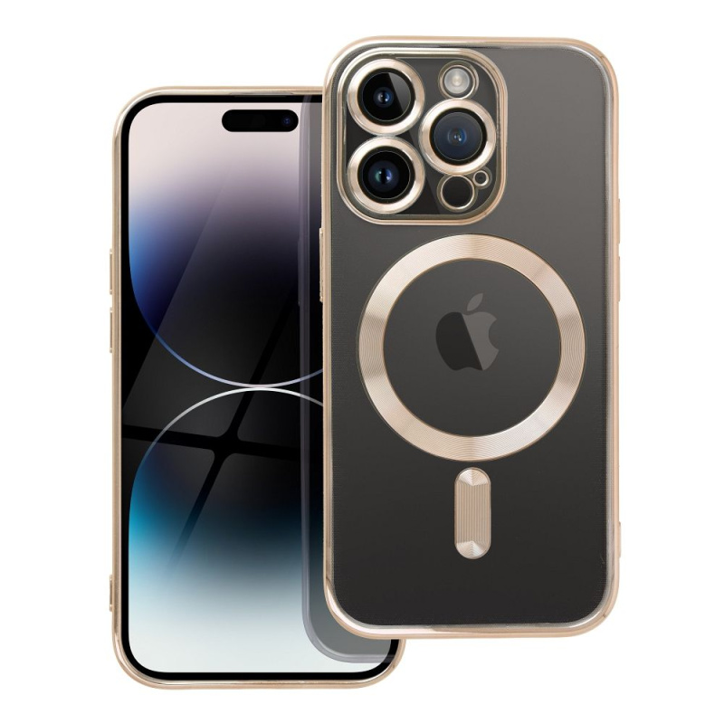 OEM Pouzdro Electro Mag Cover APPLE IPHONE 14 PRO zlaté