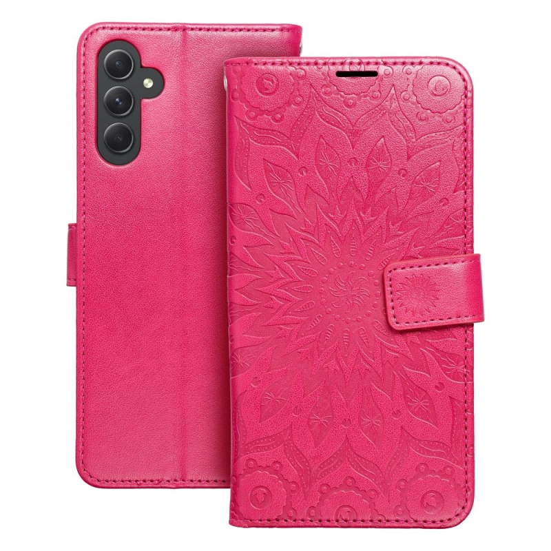 OEM Pouzdro Forcell MEZZO Book SAMSUNG Galaxy A34 5G mandala purpurové