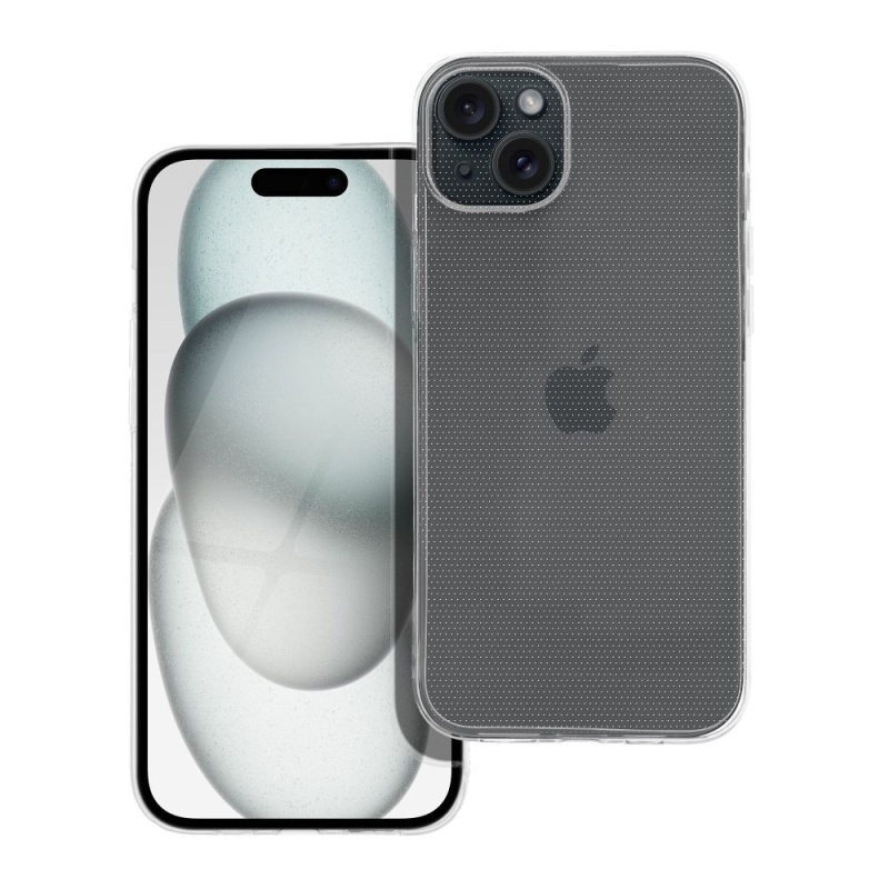 OEM Pouzdro CLEAR CASE 2mm APPLE IPHONE 15 PLUS (ochrana fotoaparátu)