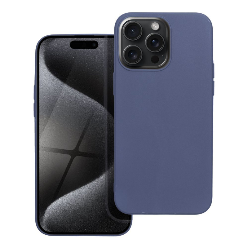 OEM Pouzdro MATT Case APPLE IPHONE 15 Pro modré