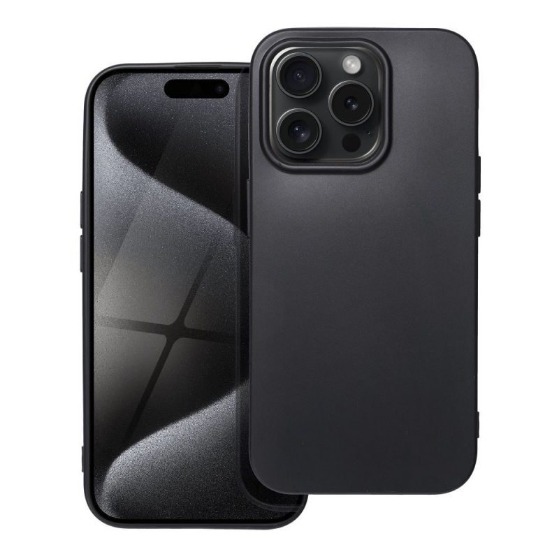 OEM Pouzdro Forcell SOFT APPLE IPHONE 15 PRO černé