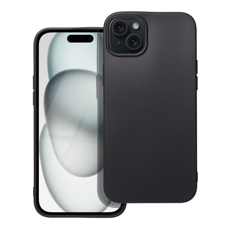 OEM Pouzdro Forcell SOFT APPLE IPHONE 15 PLUS černé
