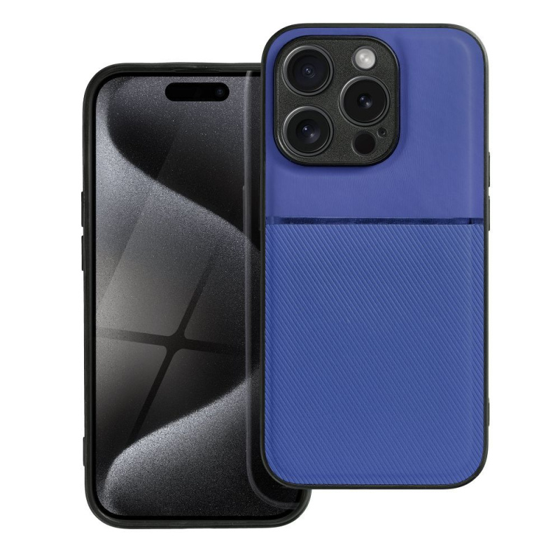 OEM Pouzdro Forcell NOBLE APPLE IPHONE 15 Pro modré