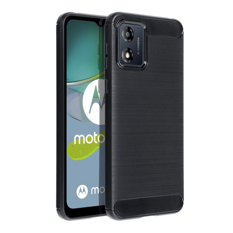 OEM Pouzdro Forcell Carbon MOTOROLA E13 černé